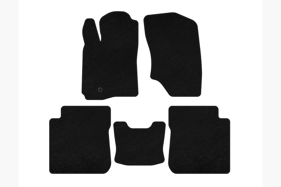 Mitsubishi Outlander 2001-2006 Alfombrillas de moqueta Deluxe (Negro) Image