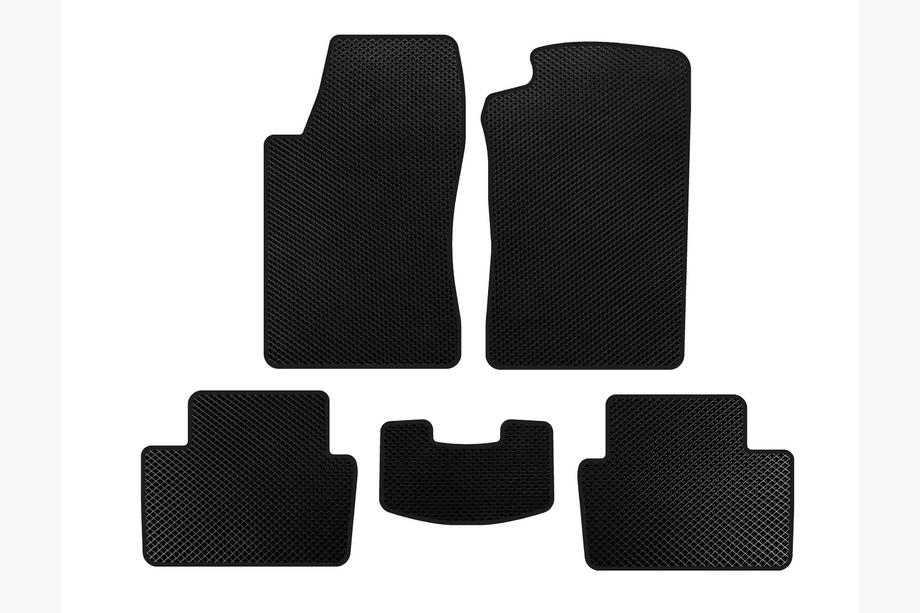 Opel Vectra B 1995-2002 Alfombrillas de moqueta Deluxe (LB, Negro) Image