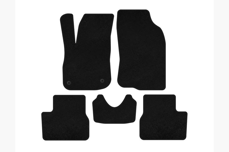 Peugeot 2008 2013-2019 Alfombrillas de moqueta Deluxe (Negro) Image