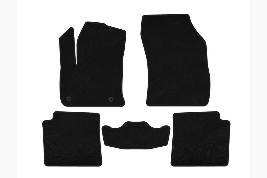 Peugeot 2008 2019- Alfombrillas textiles Deluxe V1 (Eléctrico, Negro) Image