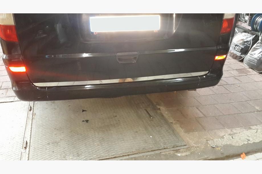 Mercedes Vito W639 2004-2014 Moldura Tapa Maletero Acero Inoxidable Foto 5