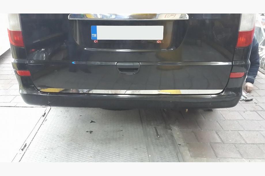 Mercedes Vito W639 2004-2014 Moldura Tapa Maletero Acero Inoxidable Foto 6
