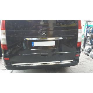 Moldura Tapa Maletero Acero Inoxidable Mercedes Viano 2004-2014 foto 3