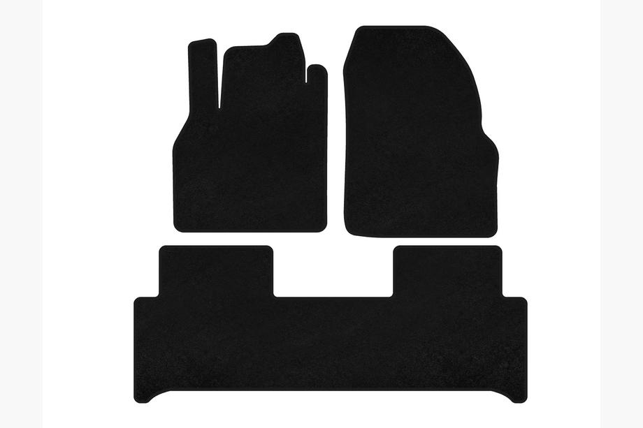 Renault Scenic/Grand 2003-2009 Alfombrillas de moqueta Deluxe (Negro) Image