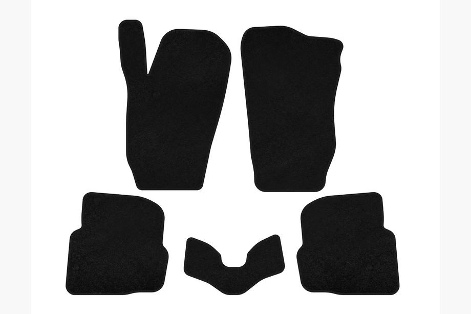 Seat Cordoba 2000-2009 Alfombrillas de moqueta Deluxe (SD, Negro) Image