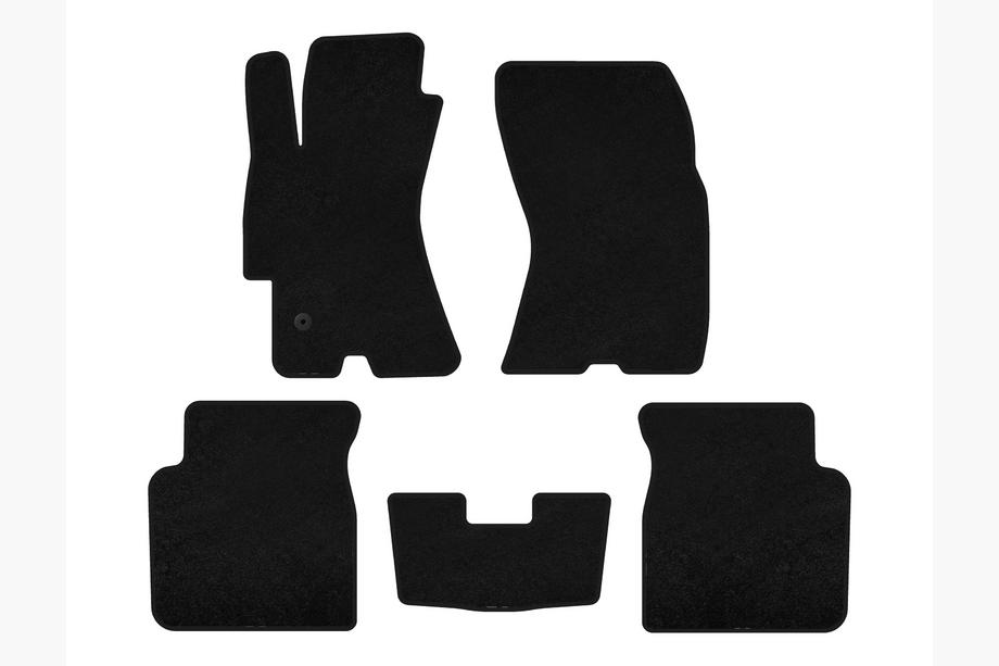Subaru Outback 2005-2009 Alfombrillas de moqueta Deluxe (Negro) Image