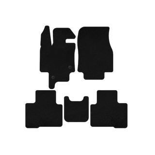 Alfombrillas textiles Deluxe (2 filas, 7 plazas, negro) foto 1