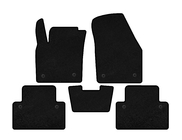 Volvo C30 2006-2012 Alfombrillas de moqueta Deluxe (HB, 3 puertas, negro) foto 1