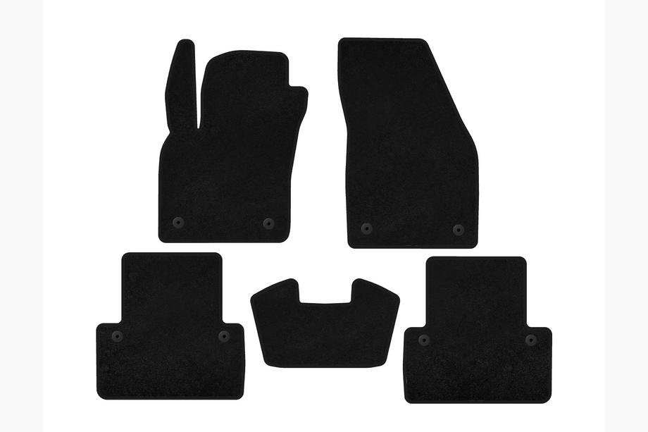 Volvo V50 2004-2012 Alfombrillas de moqueta Deluxe (2007-2012, SW, negro) Image