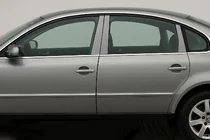 Volkswagen Passat B5 1997-2005 Molduras de Acero Inoxidable para Pilares de Puerta (6 uds) foto 1