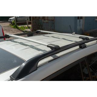 Barras de techo (travesaños) para rieles de techo estándar con llave WingBar V1 (2 uds) foto 1