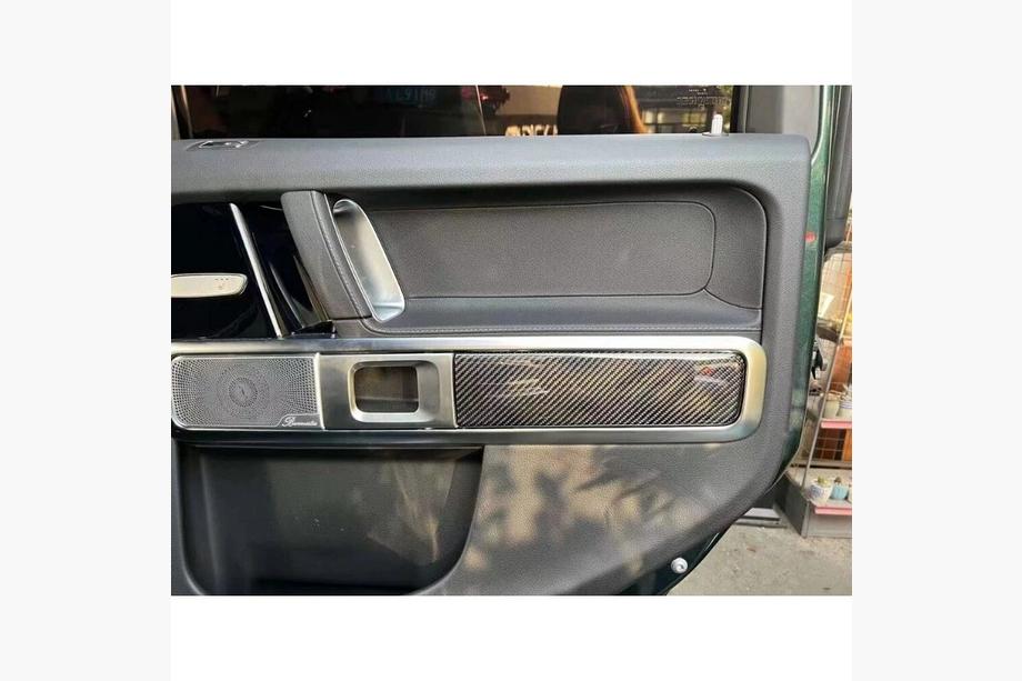 Mercedes G class W463 2018-2024 Juego de molduras interiores de carbono V2 Foto 3