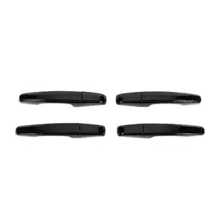 Cubiertas de Manijas de Puerta (4 uds, negras)