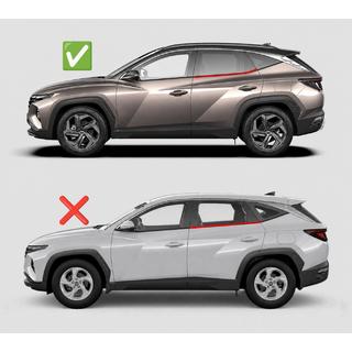 Deflectores de Ventana (4 uds, HIC) Hyundai Tucson NX4 2021- foto 1