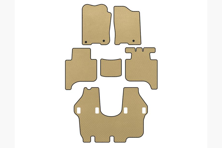 Infiniti QX56 2004-2010 Alfombrillas EVA (3 Filas, 2004-2008, Beige) Image