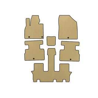 Alfombrillas EVA (3 Filas, 7 Plazas, Beige)