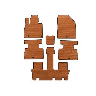 Alfombrillas EVA (3 Filas, 7 Plazas, Naranja)