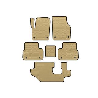 Alfombrillas EVA (2014-2019, 3 Filas, Beige)