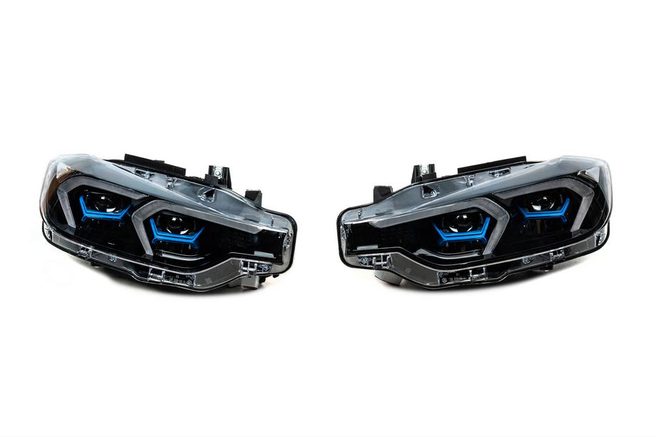 BMW 3 Series F30/F31 2012-2019 Faros delanteros estilo G20 (de halógeno a LED, 2 uds.) Foto 1