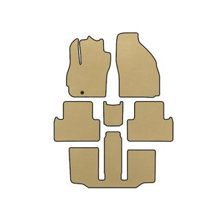Alfombrillas EVA (3 Filas, 7 Plazas, Beige)