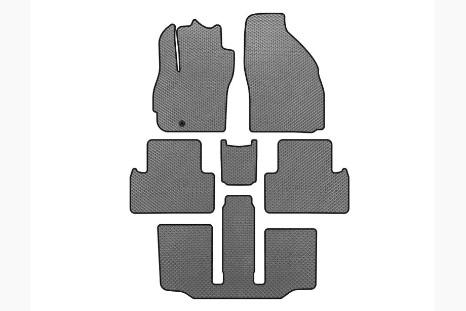 Mazda 5 2005-2009 Alfombrillas EVA (3 Filas, 7 Plazas, Gris) Image