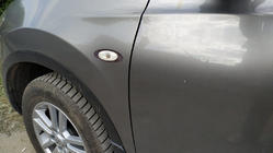 Nissan Qashqai 2010-2014 Marco de intermitente (2 uds, acero inoxidable) foto 2