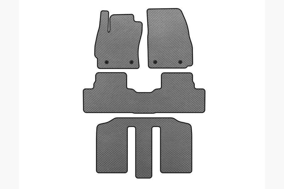 Mazda 5 2010-2018 Alfombrillas EVA (3 Filas, Gris) Image