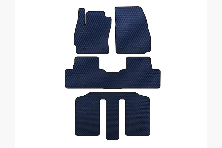 Mazda 5 2010-2018 Alfombrillas EVA (3 Filas, Azul) Image