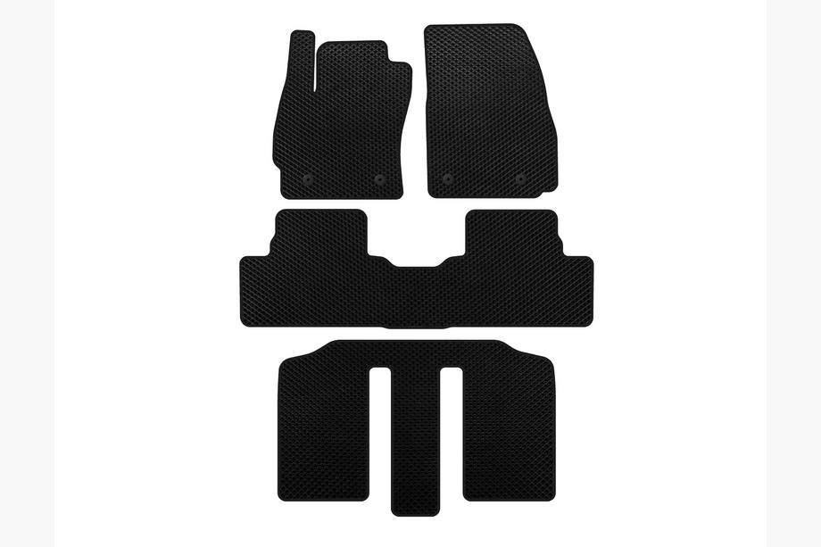 Mazda 5 2010-2018 Alfombrillas EVA (3 Filas, Negras) Image