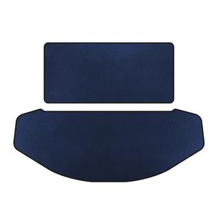 Alfombrilla de maletero EVA (Respaldo+Maletero, 7 plazas, Azul)