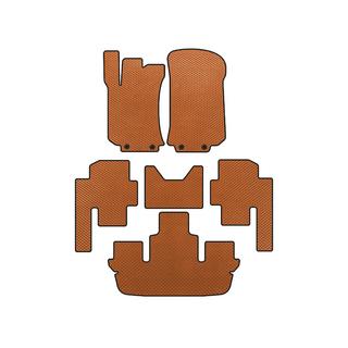 Alfombrillas EVA (3 Filas, Naranja) Mercedes R-class W251 2005-2017