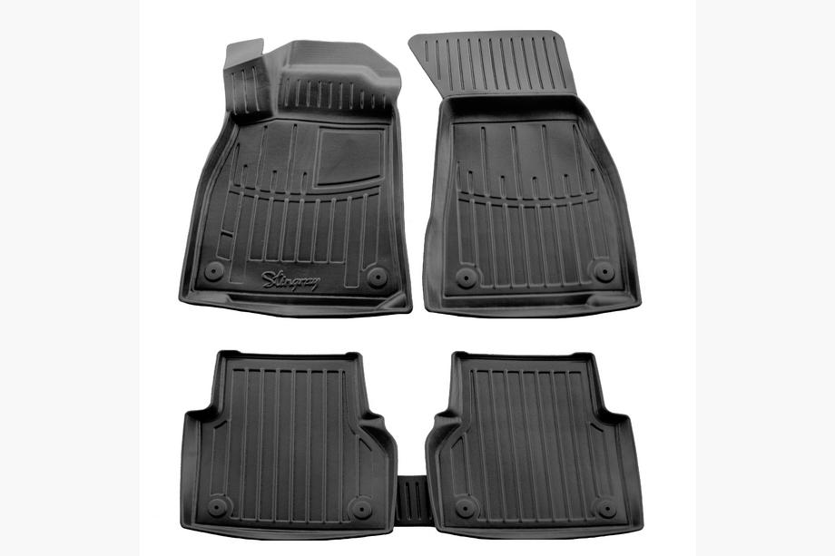 Audi A6 C8 2018–2025 Alfombrillas de goma Stingray 3D (5 uds) Image