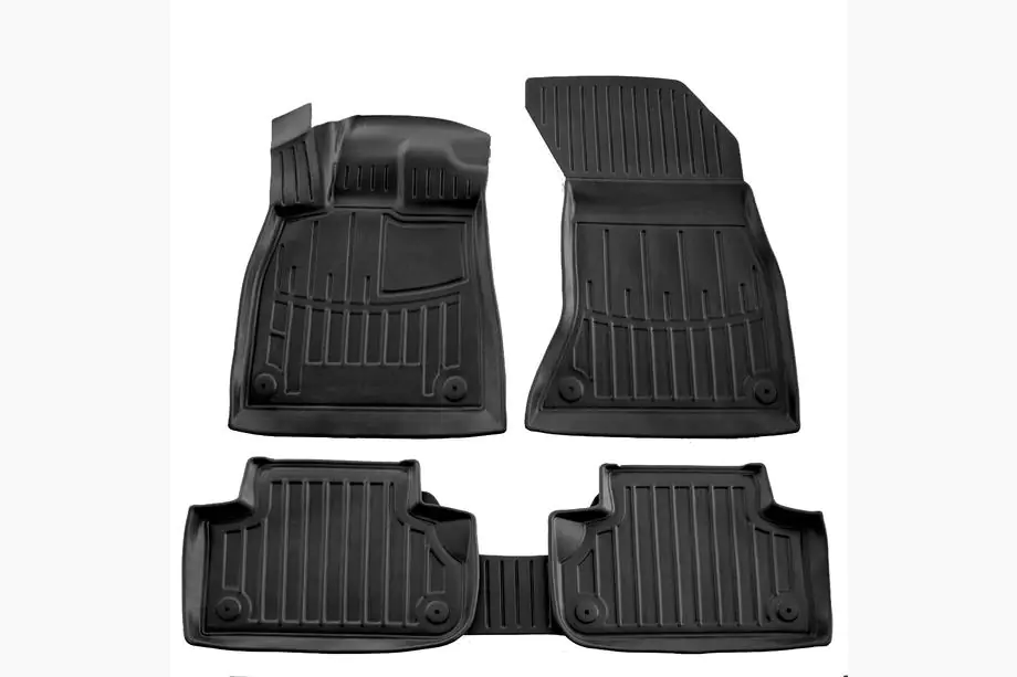 Audi Q5 2017-2025 Alfombrillas de goma Stingray 3D (5 uds) Image