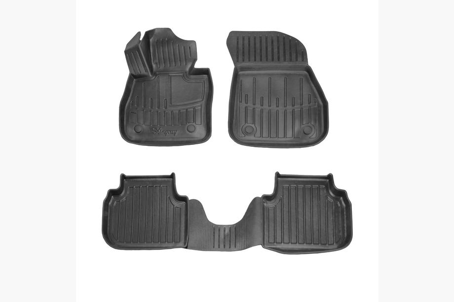 BMW 1 Series F40 2019-2024 Alfombrillas de goma Stingray 3D (4 uds) Image
