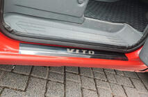 Mercedes Vito W639 2004-2014 Protector de umbral Carmos (2 uds, acero inoxidable) foto 1