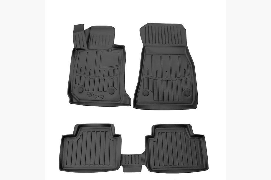 BMW 3 Series G20/G21 2018- Alfombrillas de goma Stingray 3D (5 uds) Image