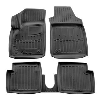 Alfombrillas de Goma Stingray 3D (Para Fiat 500, Europe, 5 piezas)
