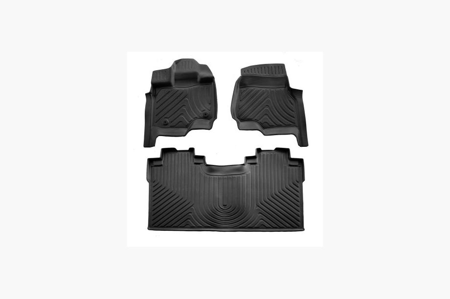 Ford F-150 2014-2021 Alfombrillas de goma Stingray 3D (Crew Cab, 3 uds) Image