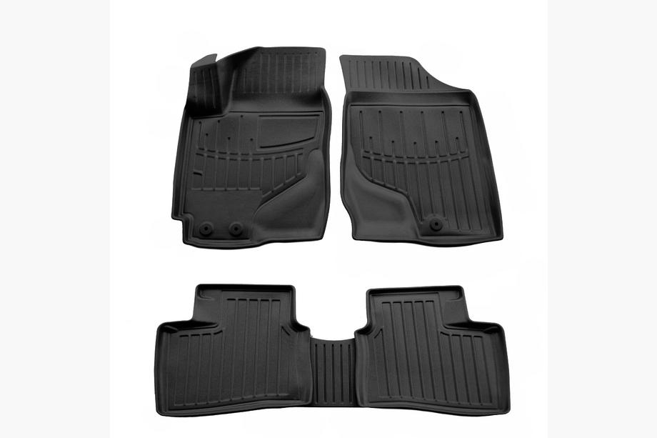 Kia Cerato 2 2010-2013 Alfombrillas de goma Stingray 3D (5 uds) Image