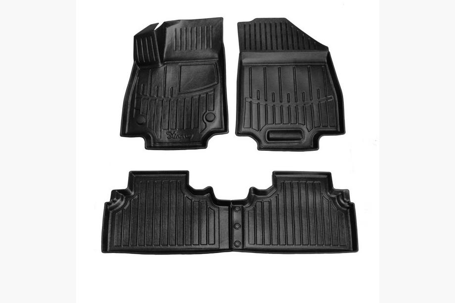 Kia EV3 Alfombrillas de goma Stingray 3D (4 uds) Image