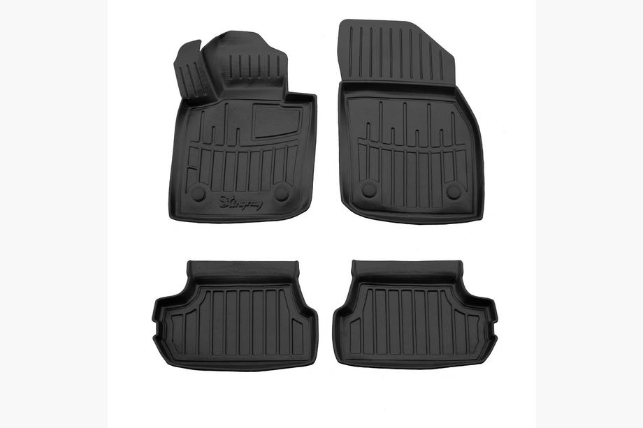 Mini Cooper F55/56/57 2014-2023 Alfombrillas de goma Stingray 3D (3 puertas, 4 piezas) Foto 1
