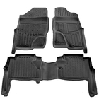 Nissan Navara 2006-2015 Alfombrillas de goma Stingray 3D Volante a la derecha (Juego de 3) foto 1