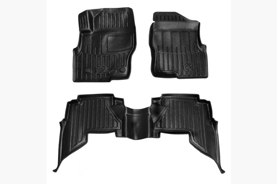 Nissan Pathfinder R51 2005-2014 Alfombrillas de goma Stingray 3D (3 uds) Foto 1
