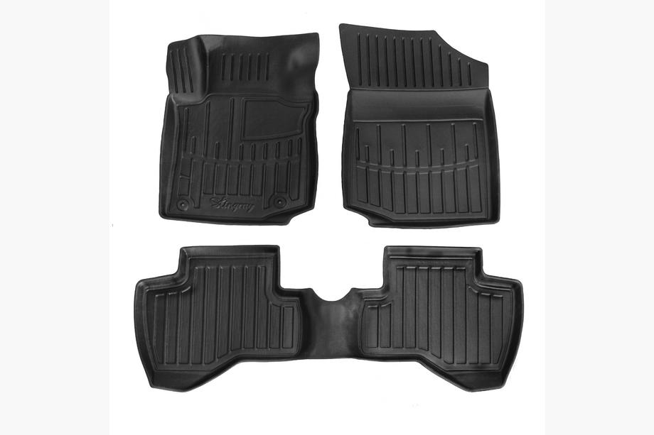 Peugeot 107 2005-2014 Alfombrillas de goma Stingray 3D (3 uds) Image