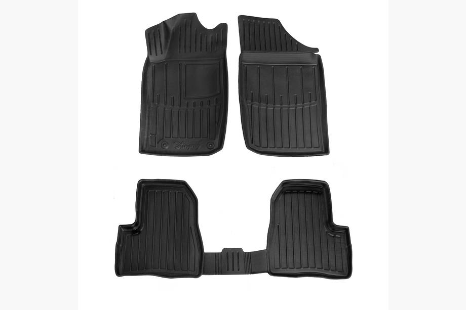 Peugeot 206 1998-2024 Alfombrillas de goma Stingray 3D (4 uds) Image