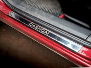 Nissan Qashqai 2014-2021 Protector de umbral Carmos V1 acero inoxidable juego de 4 foto 1