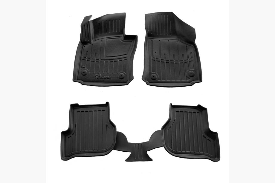 Seat Leon 2005-2012 Alfombrillas de goma Stingray 3D (4 uds) Image
