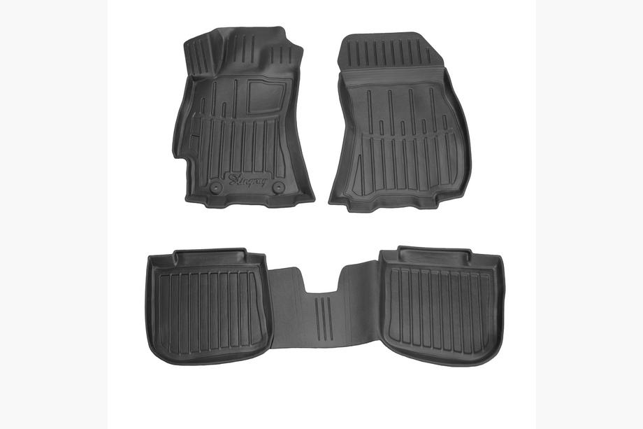 Subaru Outback 2009-2014 Alfombrillas de goma Stingray 3D (4 uds) Image