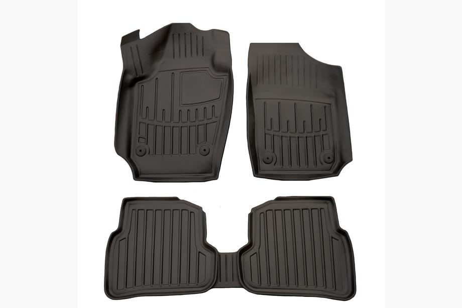 Volkswagen Polo 2010-2017 Alfombrillas de goma Stingray 3D (5 uds) Image