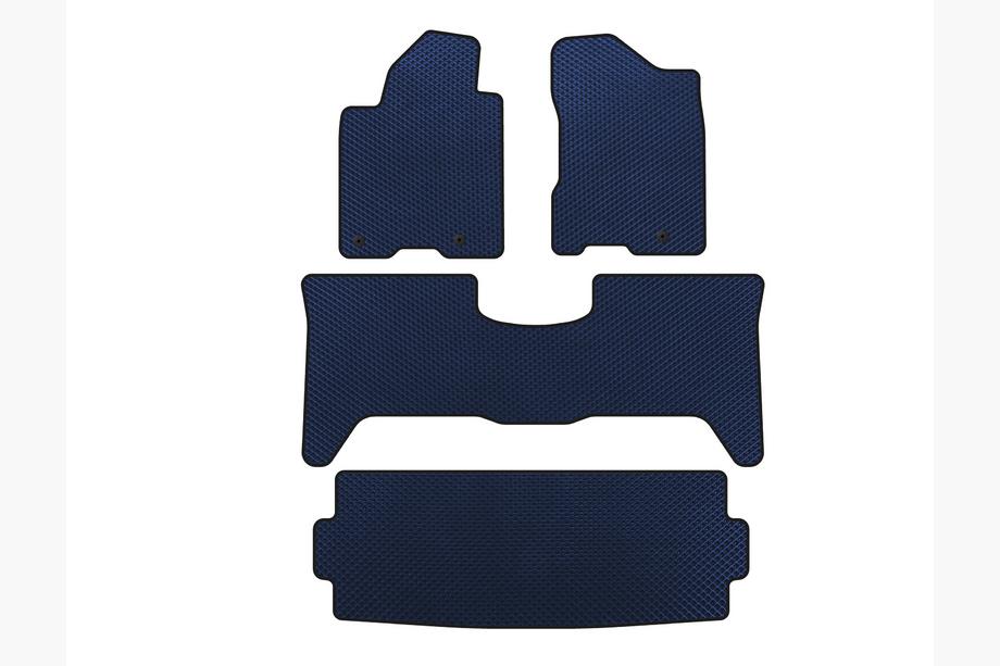 Nissan Armada 2003-2015 Alfombrillas EVA (3 Filas, 2003-2008, Azul) Image